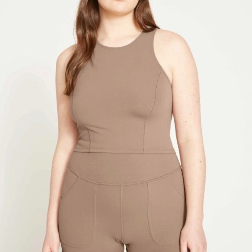 Universal Standard "Next to "Naked" Cropped Tank   